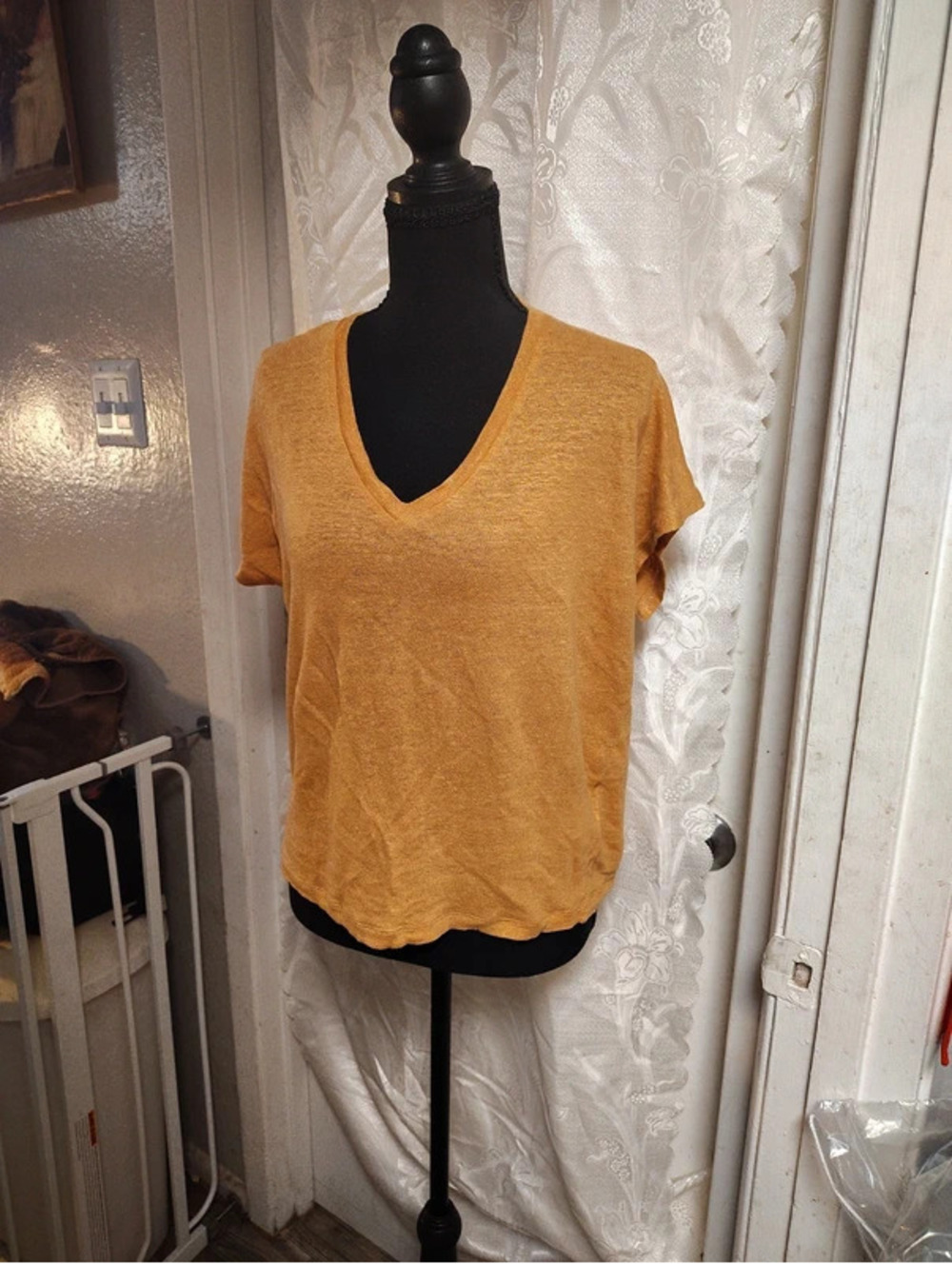 #MonoprixPremium #French #Linen #MustardGold